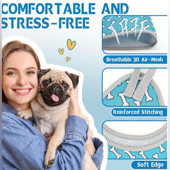 Lollimeow Pet Grooming Hammock
Harness for Cats& Dogs - Picture 2 of 4